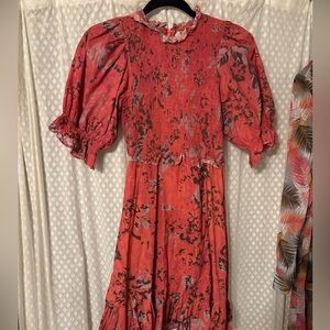 AREA stars floral printed dress - size M